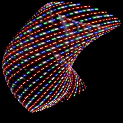 Alternative view of bohemia LED Hoop