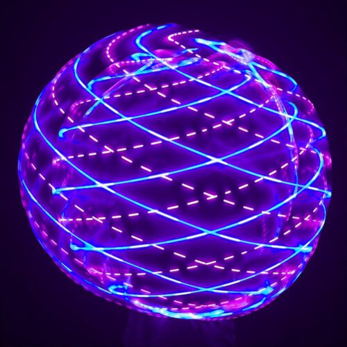 Alternative view of cupcake LED Hoop