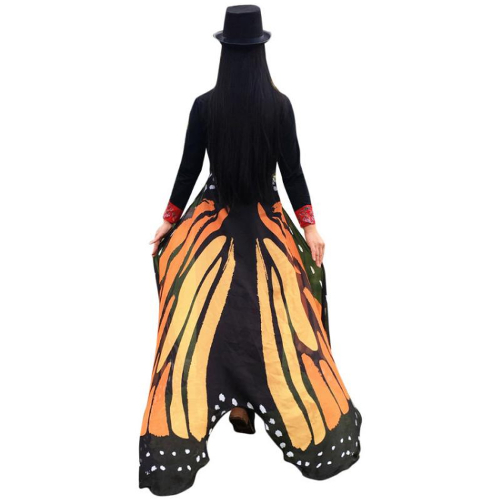 Monarch Butterfly Bustle