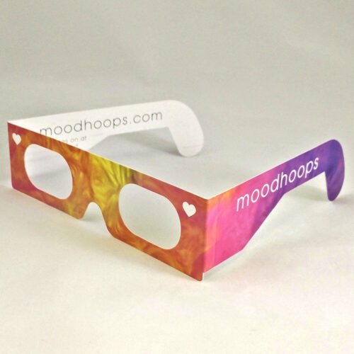 Alternative view of Prismatic Hearts Glasses