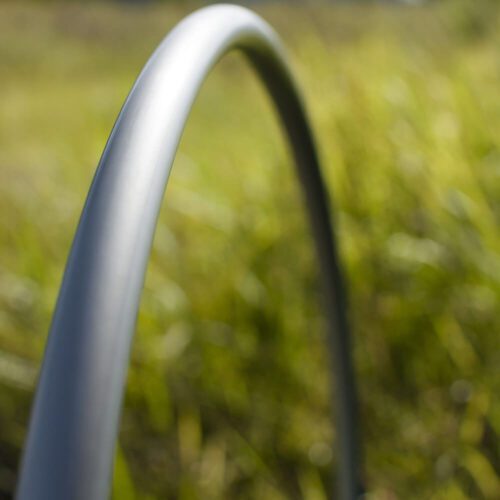 Metallic Silver Polypro Hoop