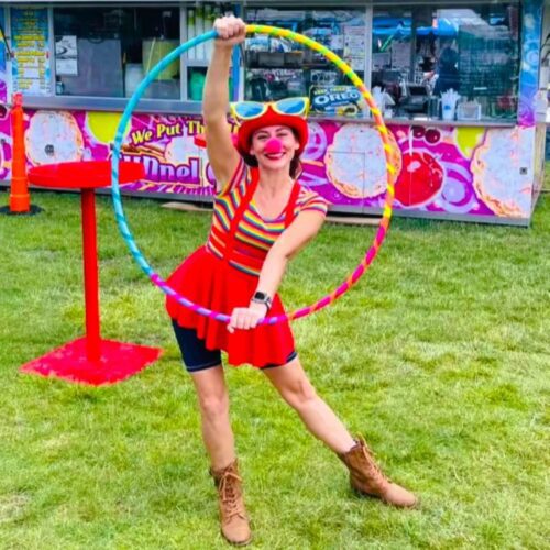 Alternative view of Rainbow Sectional Polypro Hoop